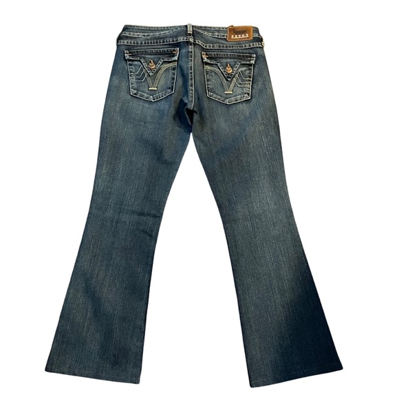 PRVCY Malibu Hills Bootcut Jeans Womens 31 Blue Y2K Low Rise W50-2703T5 Flare - Picture 3 of 10